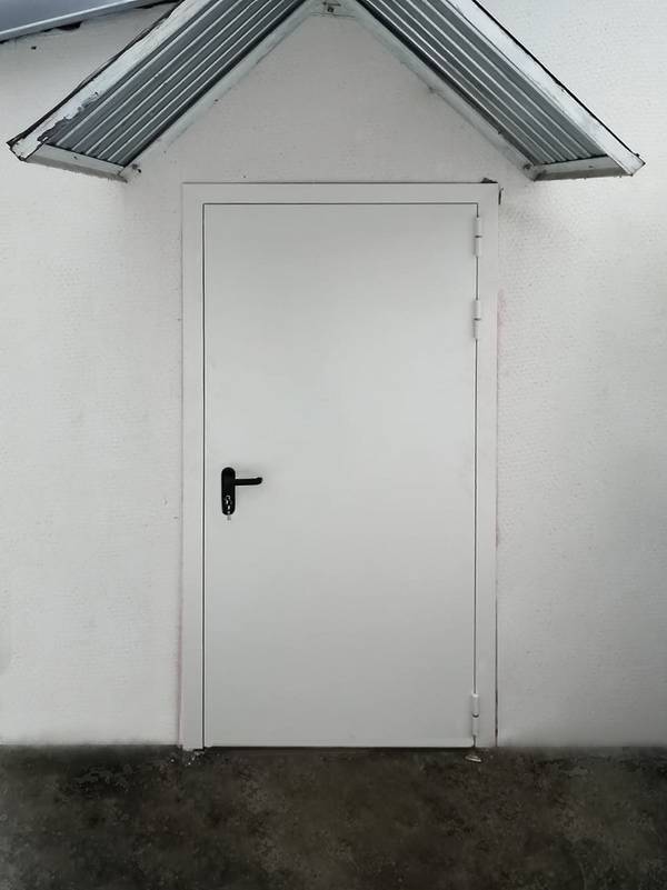 Противопожарная глухая дверь (г. Ногинск)